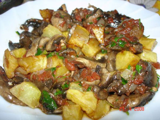 Etli Mantar Sote Tarifi ve Malzemeleri